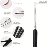 Ultimate Miniature Paint Brush Set – 10/11 pcs for Perfect Detail